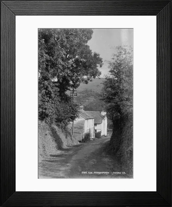 Framed Print : A Quiet Lane in Perranporth Framed Print : A Quiet Lane in Perranporth