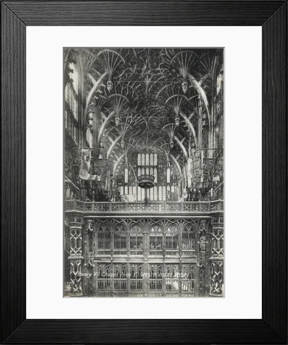 Framed Print : Henry VII Lady Chapel, Westminster Abbey Framed Print : Henry VII Lady Chapel, Westminster Abbey