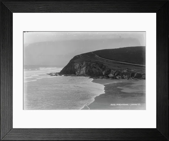 Framed Print : Coastal View of Porthcothan Framed Print : Coastal View of Porthcothan