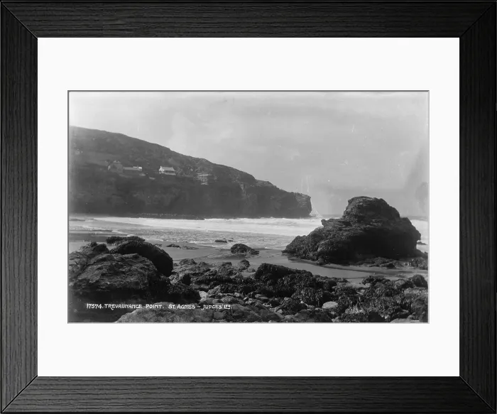 Framed Print : Trevaunance Point, St. Agnes Framed Print : Trevaunance Point, St. Agnes