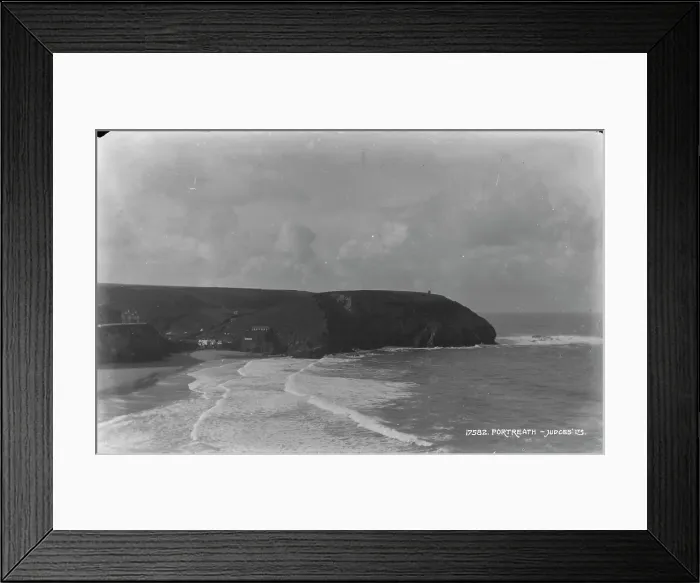 Framed Print : Coastal View of Portreath Framed Print : Coastal View of Portreath