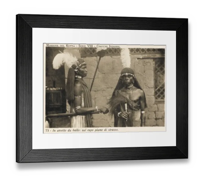 Framed Print : Two Kenyan Men Framed Print : Two Kenyan Men