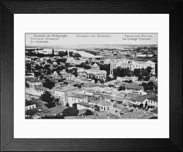 Framed Print : Plovdiv - Bulgaria - General View Framed Print : Plovdiv - Bulgaria - General View