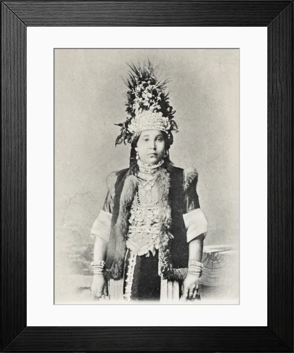 Framed Print : Peasant Costume near Sofia, Bulgaria Framed Print : Peasant Costume near Sofia, Bulgaria