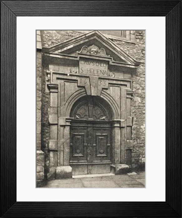 Framed Print : Doorway of St Helens Church, Bishopsgate, London Framed Print : Doorway of St Helens Church, Bishopsgate, London