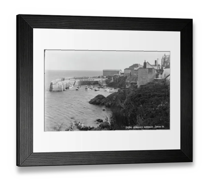 Framed Print : Coverack Harbour Framed Print : Coverack Harbour