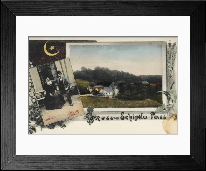 Framed Print : Turkish couple living close to the Schipka Pass Framed Print : Turkish couple living close to the Schipka Pass