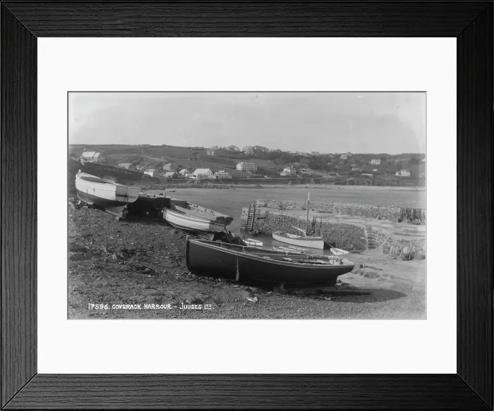 Framed Print : Coverack Harbour Framed Print : Coverack Harbour