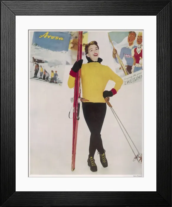 Framed Print : Ski-ing streamline Framed Print : Ski-ing streamline