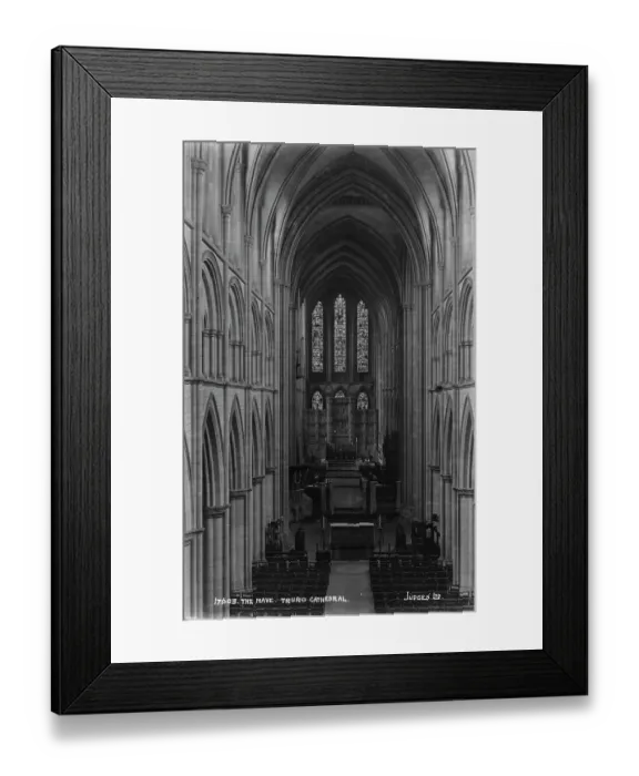 Framed Print : The Nave of Truro Cathedral
