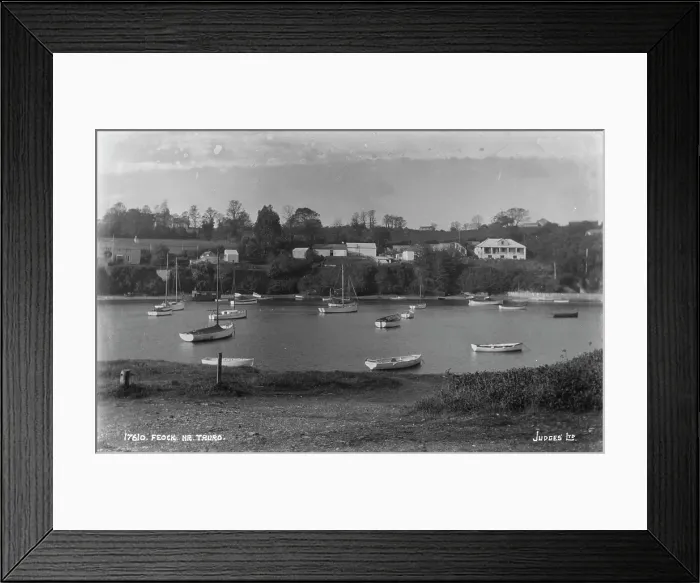 Framed Print : Boats at Feock, Near Truro Framed Print : Boats at Feock, Near Truro