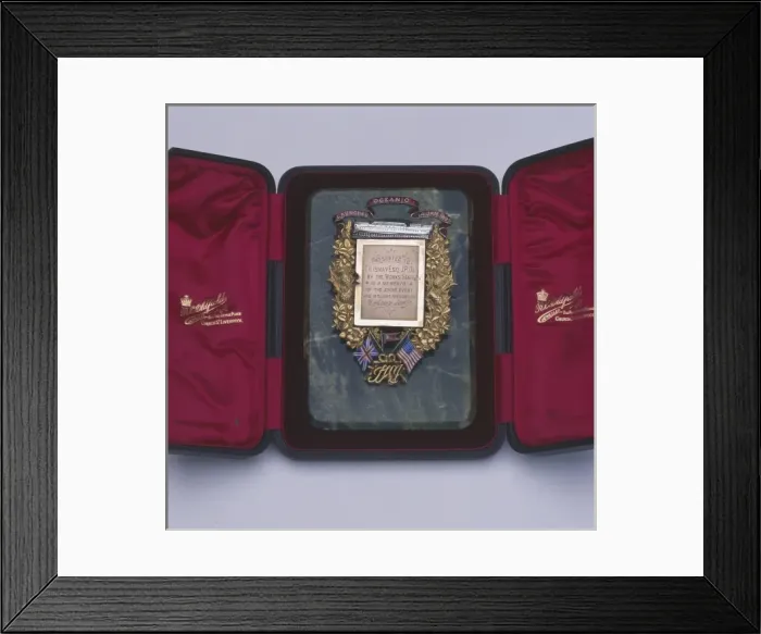 Framed Print : RMS Oceanic medal Framed Print : RMS Oceanic medal