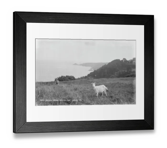Framed Print : Scenic View Above Bouley Bay Framed Print : Scenic View Above Bouley Bay