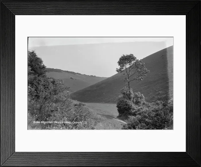 Framed Print : Scenic View of Devil's Dyke Framed Print : Scenic View of Devil's Dyke