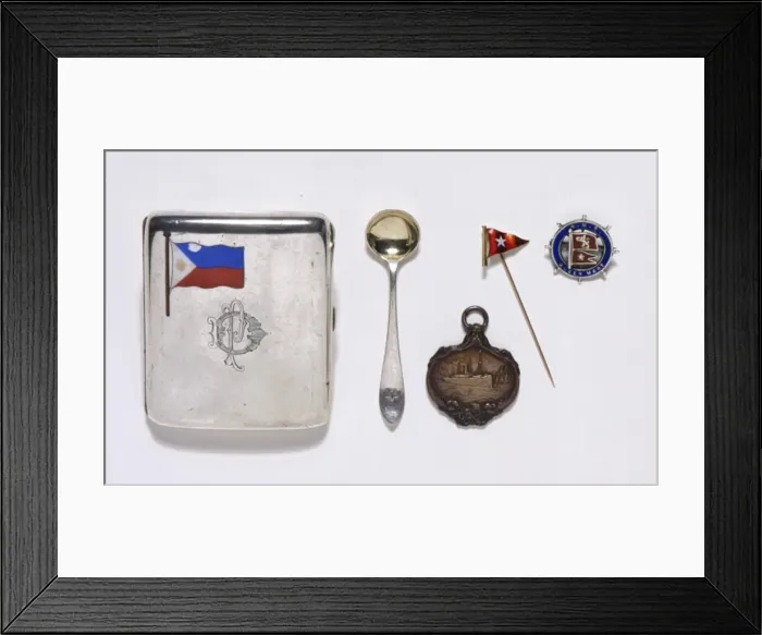 Framed Print : White Star Line items Framed Print : White Star Line items
