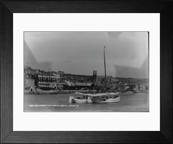 Framed Print : Salcombe from Portsmouth Framed Print : Salcombe from Portsmouth