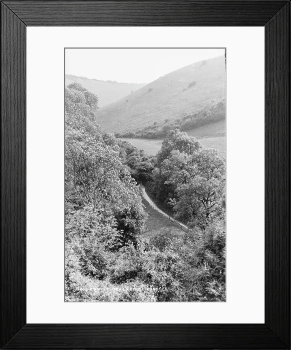Framed Print : Scenic View of Devil's Dyke Framed Print : Scenic View of Devil's Dyke