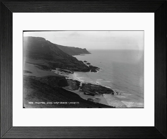 Framed Print : Coastal Scene at Gara, Salcombe Framed Print : Coastal Scene at Gara, Salcombe