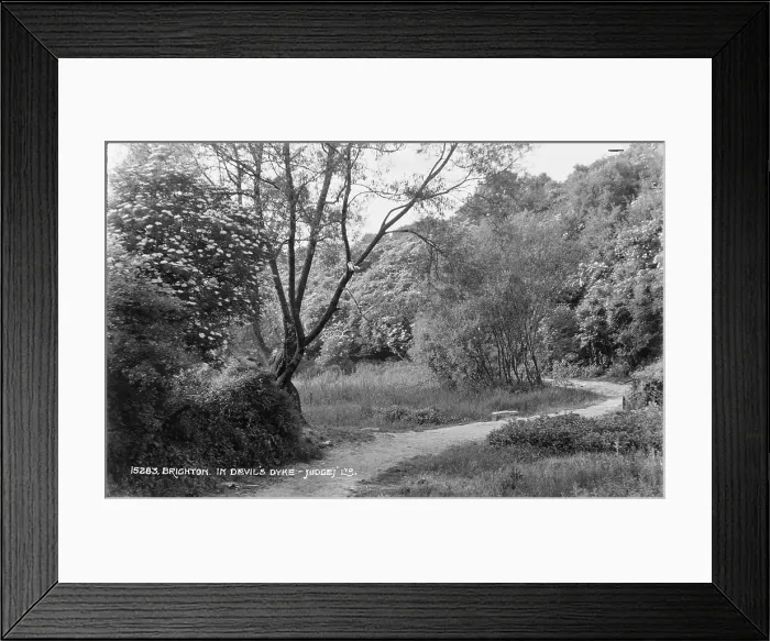 Framed Print : Scenic View of Devil's Dyke Framed Print : Scenic View of Devil's Dyke
