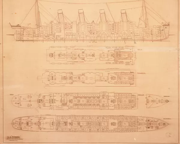 Titanic blueprint