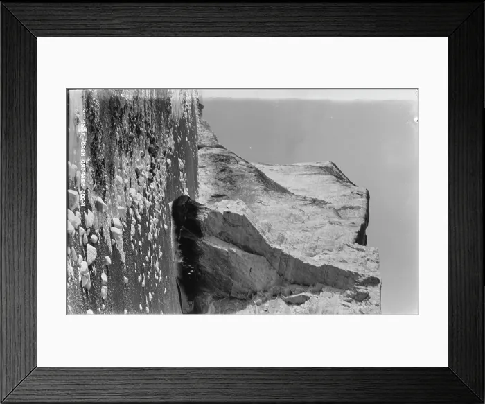 Framed Print : Seaford Head Cliffs