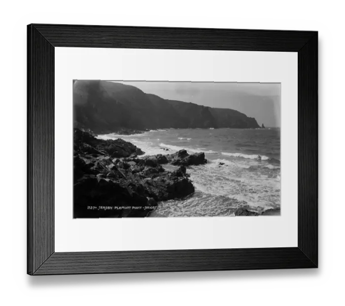 Framed Print : Plemont Point, Jersey