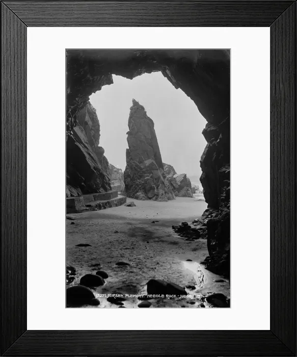 Framed Print : Needle Rock at Plemont Bay Framed Print : Needle Rock at Plemont Bay