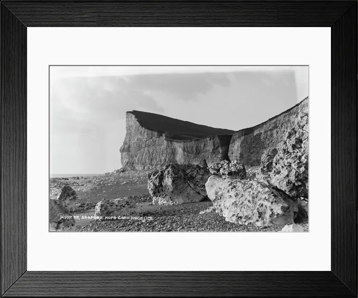 Framed Print : Hope Gap Cliffs Framed Print : Hope Gap Cliffs
