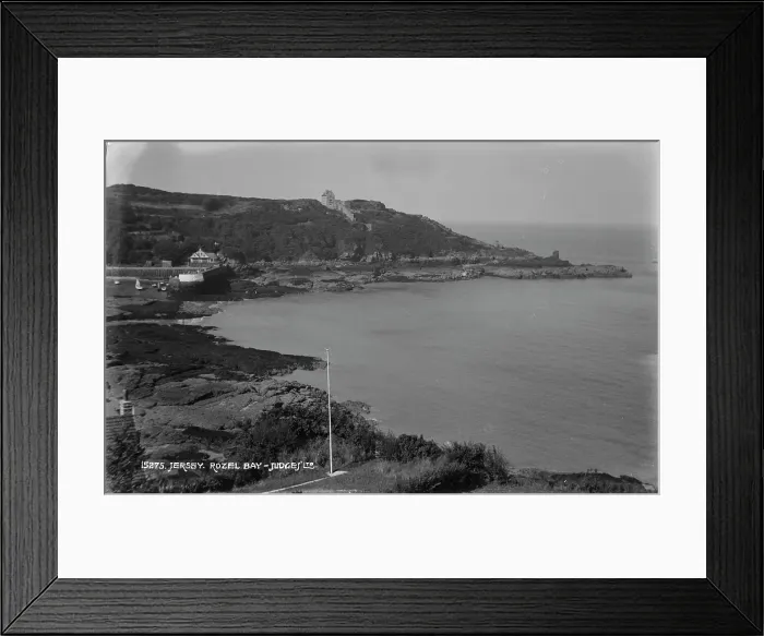 Framed Print : Rozel Bay. This black and white photograph captures the serene beauty of Framed Print : Rozel Bay. This black and white photograph captures the serene beauty of