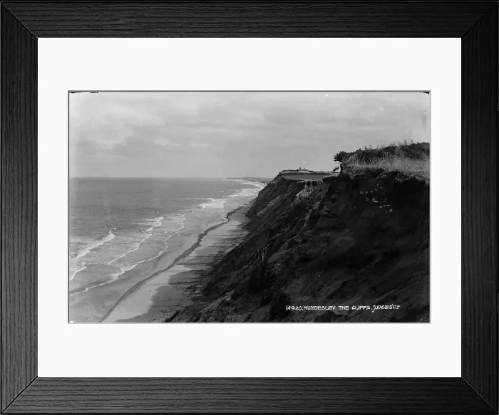 Framed Print : The Cliffs at Mundesley Framed Print : The Cliffs at Mundesley