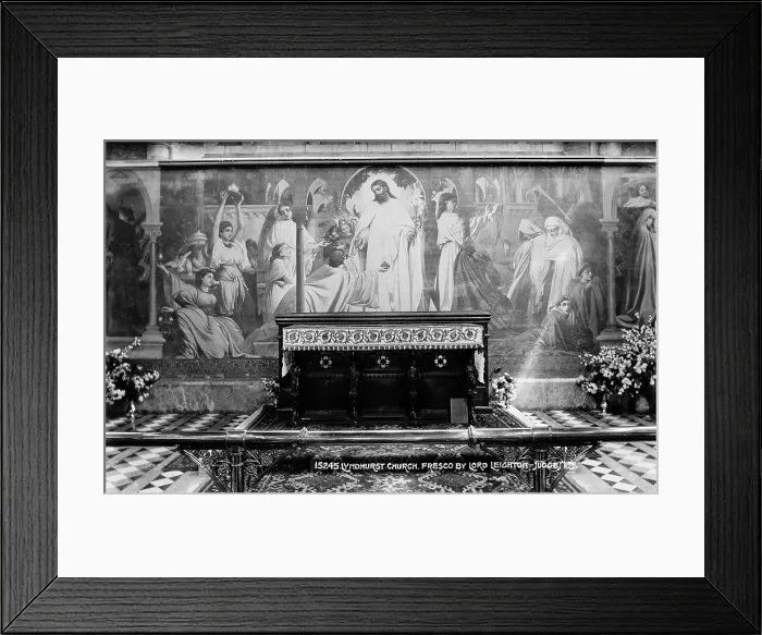 Framed Print : Fresco in Lyndhurst Church Framed Print : Fresco in Lyndhurst Church