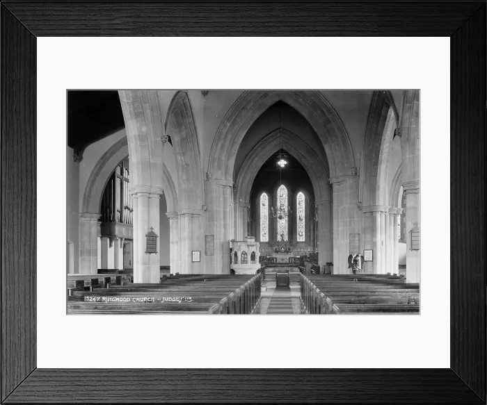 Framed Print : Interior of Ringwood Church Framed Print : Interior of Ringwood Church