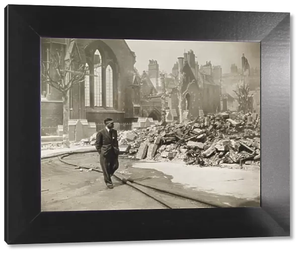 Bombed Bath - St. Andrews Church Damaged
