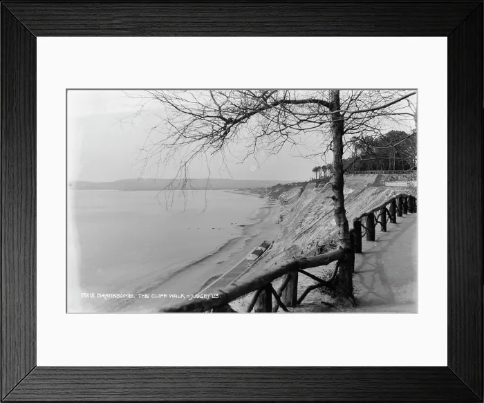 Framed Print : The Cliff Walk at Branksome Framed Print : The Cliff Walk at Branksome