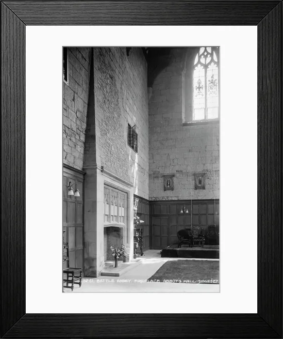 Framed Print : Fireplace in Abbot's Hall, Battle Abbey Framed Print : Fireplace in Abbot's Hall, Battle Abbey