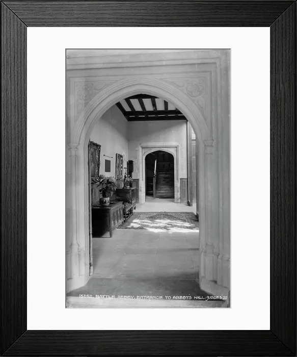 Framed Print : Entrance to Abbot's Hall, Battle Abbey Framed Print : Entrance to Abbot's Hall, Battle Abbey