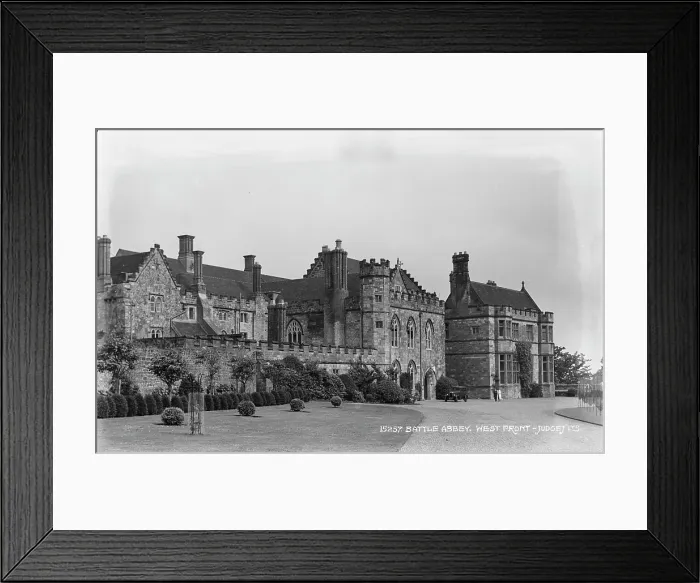 Framed Print : Battle Abbey - West Front Framed Print : Battle Abbey - West Front