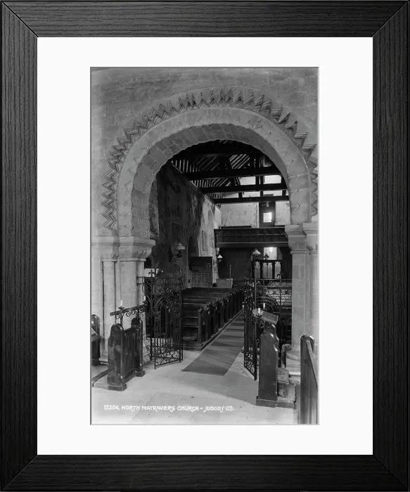 Framed Print : Interior of Worth Matravers Church Framed Print : Interior of Worth Matravers Church