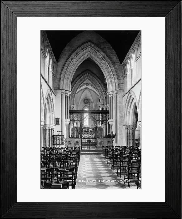 Framed Print : Interior of Kingston Church Framed Print : Interior of Kingston Church