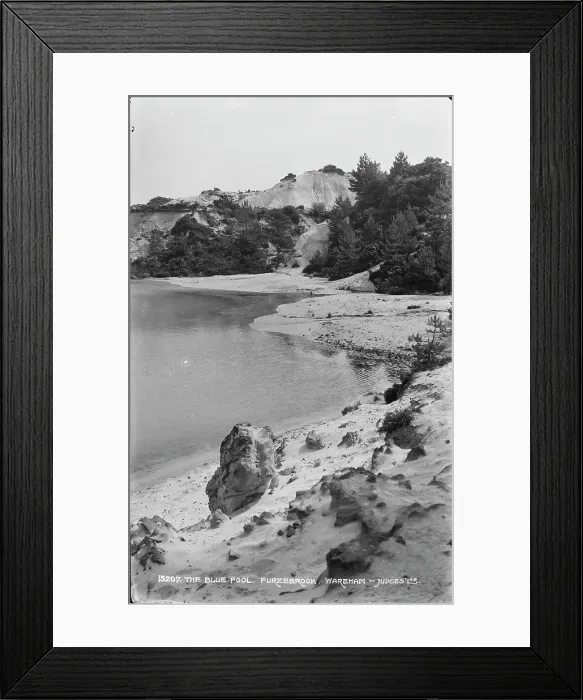 Framed Print : The Blue Pool, Furzebrook Framed Print : The Blue Pool, Furzebrook