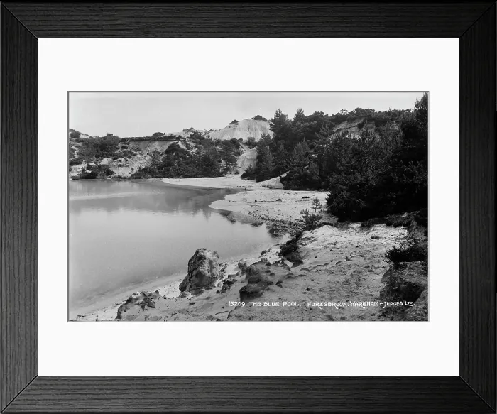 Framed Print : The Blue Pool, Furzebrook Framed Print : The Blue Pool, Furzebrook