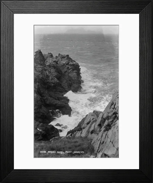 Framed Print : Sorel Point, Jersey Framed Print : Sorel Point, Jersey