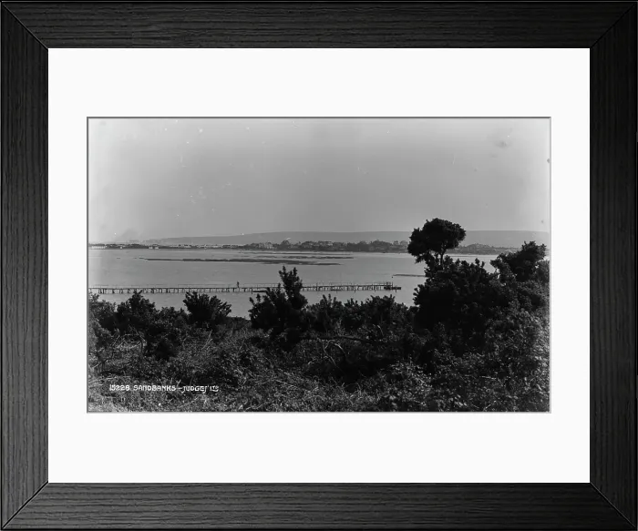 Framed Print : Scenic View of Sandbanks Framed Print : Scenic View of Sandbanks