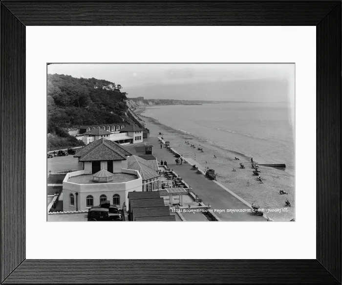 Framed Print : Bournemouth from Branksome Chine Framed Print : Bournemouth from Branksome Chine
