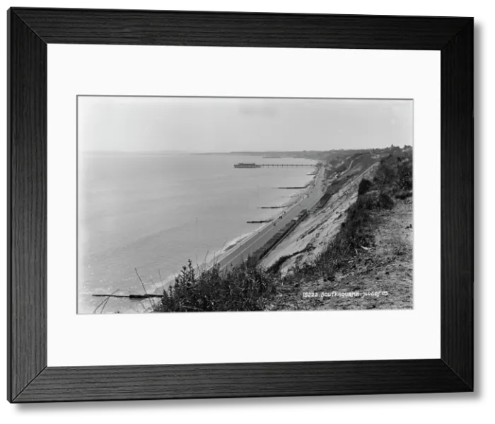 Framed Print : Scenic View of Southbourne Beach Framed Print : Scenic View of Southbourne Beach