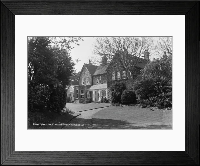 Framed Print : The Links. This image showcases a charming stone house known as The Links Framed Print : The Links. This image showcases a charming stone house known as The Links