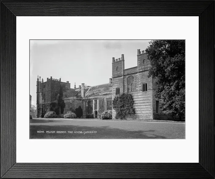 Framed Print : Milton Abbey - The House