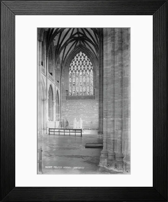 Framed Print : Interior of Milton Abbey