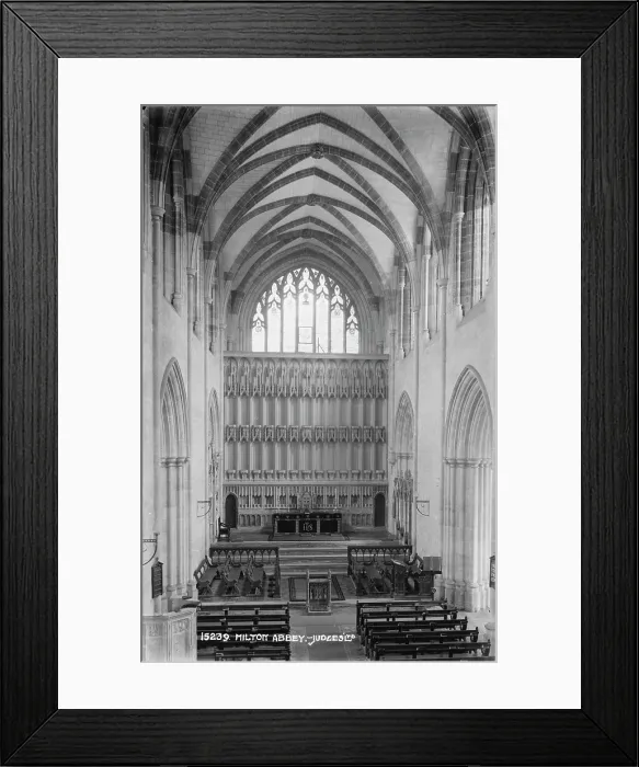 Framed Print : Interior of Milton Abbey Framed Print : Interior of Milton Abbey