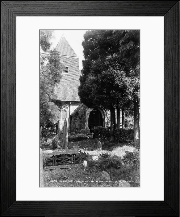 Framed Print : Hollington Church in the Wood